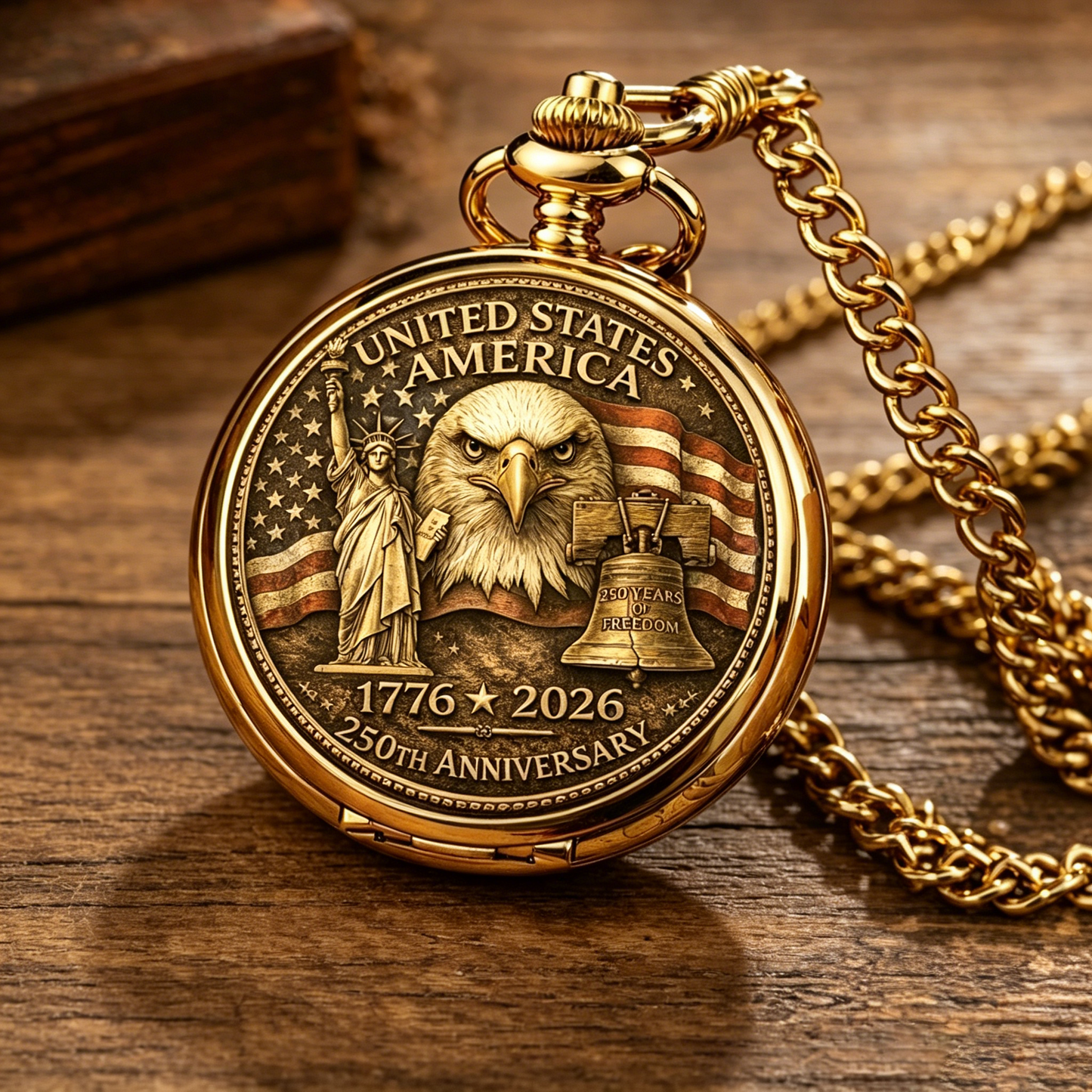 🔥Last Day 50% OFF🔥250th Anniversary Pocket Watch💖