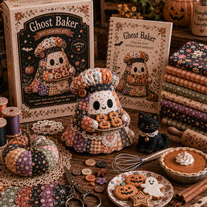 🔥49% Off Last Day - 👻Little Ghost’s Cozy Halloween DIY Patchwork Kit