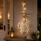 Lighted Coastal Sea Turtle Hanging Wall Decor with Remote