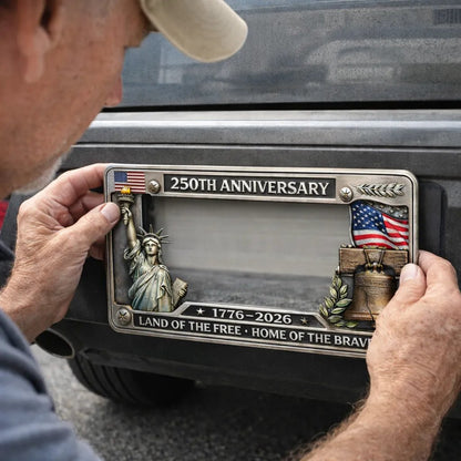 🔥🇺🇸 250th Anniversary Commemorative License Plate Frame🗽