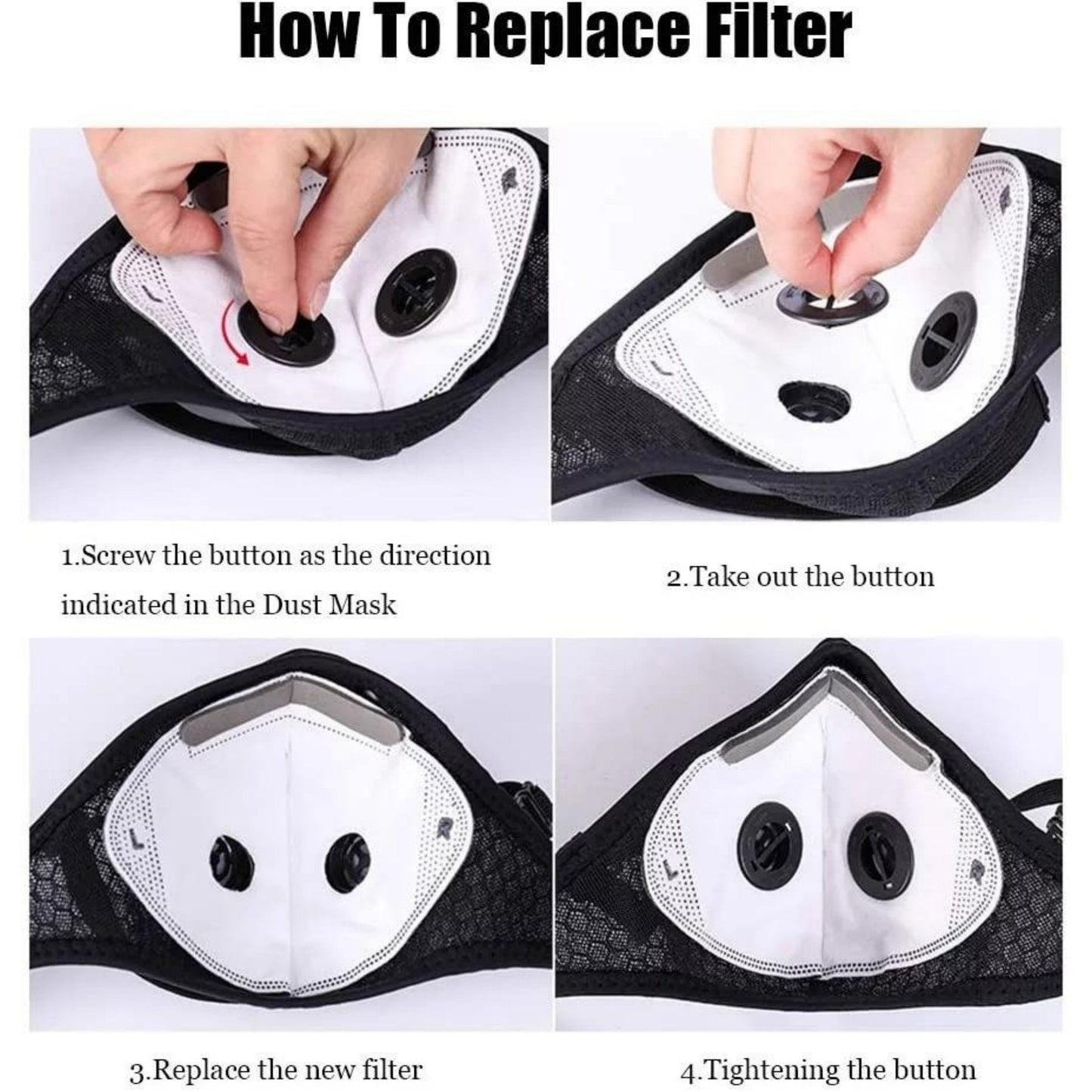 🔥LAST DAY 50% OFF - 💖Reusable Carbon Filter Dust Mask – Built for Active Lifestyles