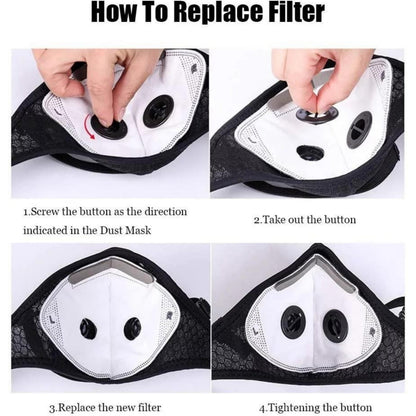 🔥LAST DAY 50% OFF - 💖Reusable Carbon Filter Dust Mask – Built for Active Lifestyles