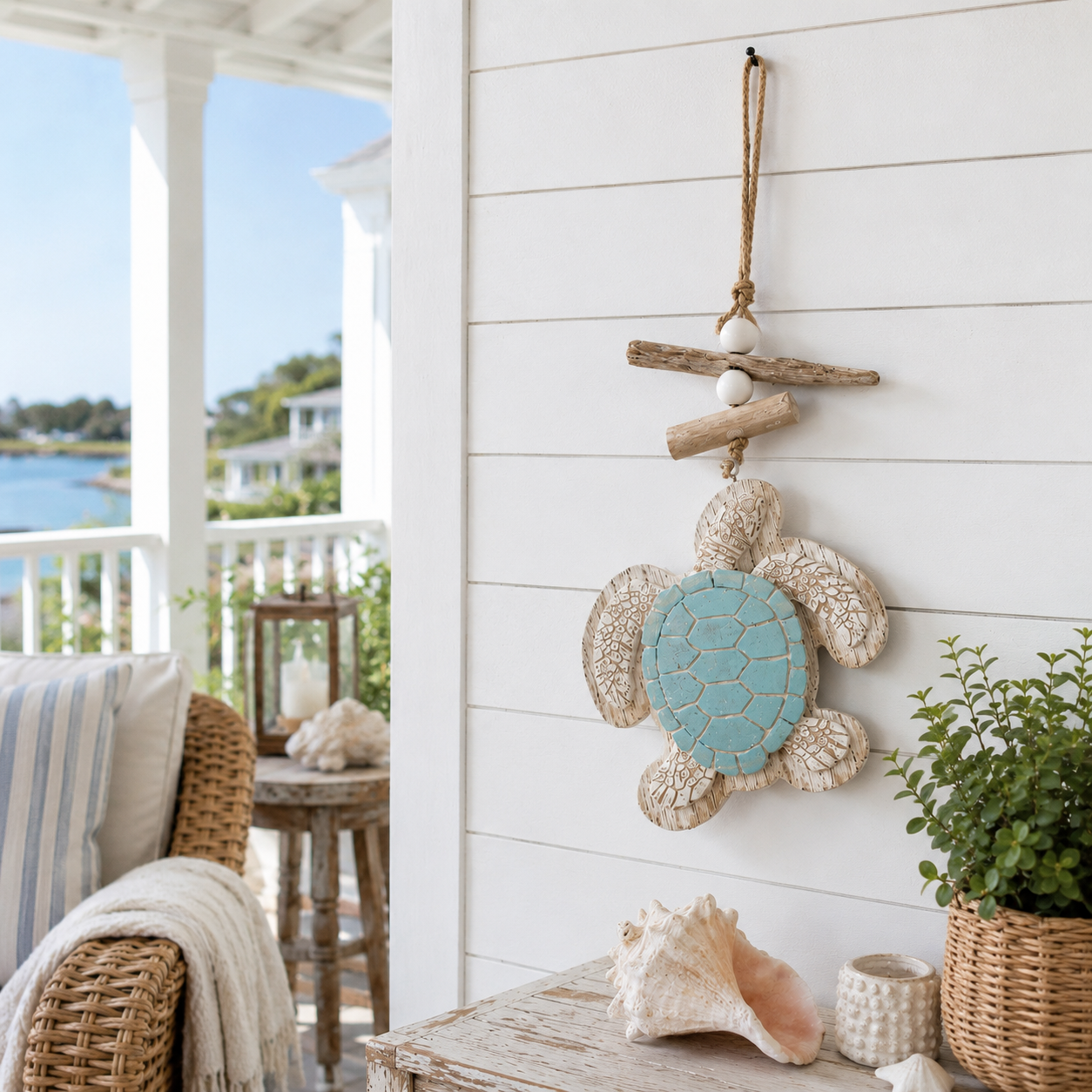 🔥Last Day 49% OFF🔥Glowing Coastal Sea Turtle Wall Art