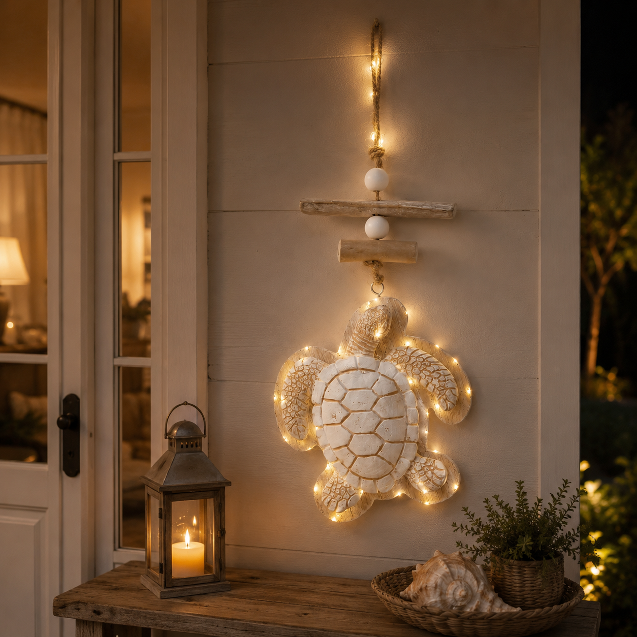🔥Last Day 49% OFF🔥Glowing Coastal Sea Turtle Wall Art