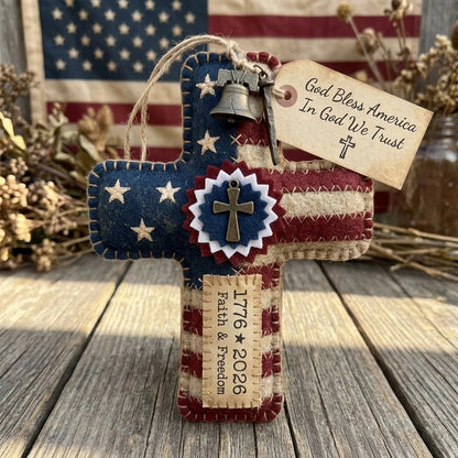 🎁Handcrafted America 250th Anniversary Keepsake Ornaments | Rustic Patriotic Decor 🇺🇸