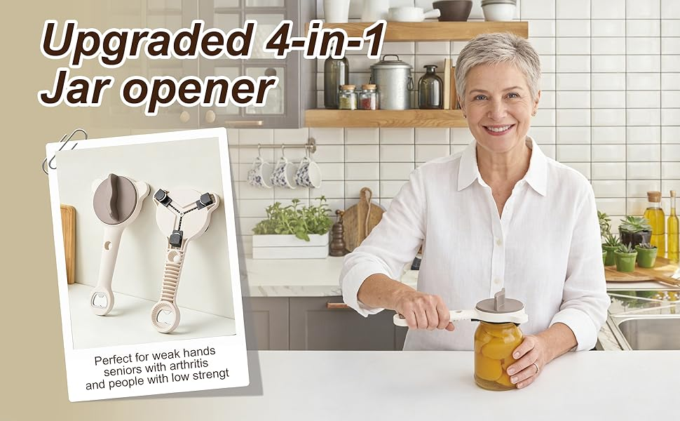 4-in-1 Jar Opener for Seniors