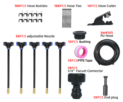 🌱Automatic 360° Curved Garden Irrigation Syste