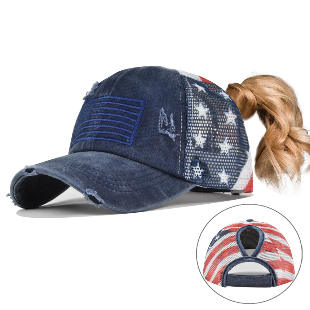 🔥Bold Freedom Ponytail Cap