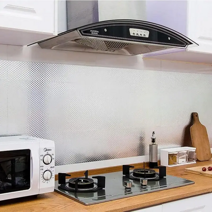 🎁 Hot Sale Promotion 49% OFF🔥Kitchen Wallpaper Oil Proof Sticker Aluminum Foil Backsplash Self