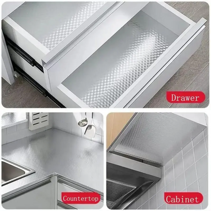 🎁 Hot Sale Promotion 49% OFF🔥Kitchen Wallpaper Oil Proof Sticker Aluminum Foil Backsplash Self
