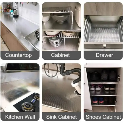🎁 Hot Sale Promotion 49% OFF🔥Kitchen Wallpaper Oil Proof Sticker Aluminum Foil Backsplash Self