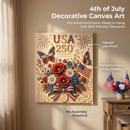 USA 250th Anniversary Beaded Floral Art Kit