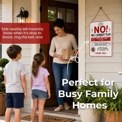 Summer Quiet Time Door Sign