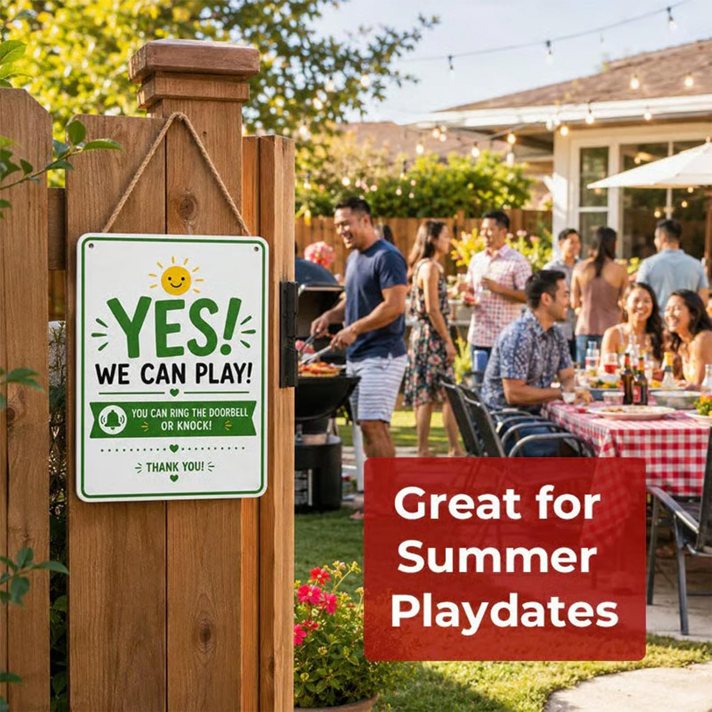 Summer Quiet Time Door Sign