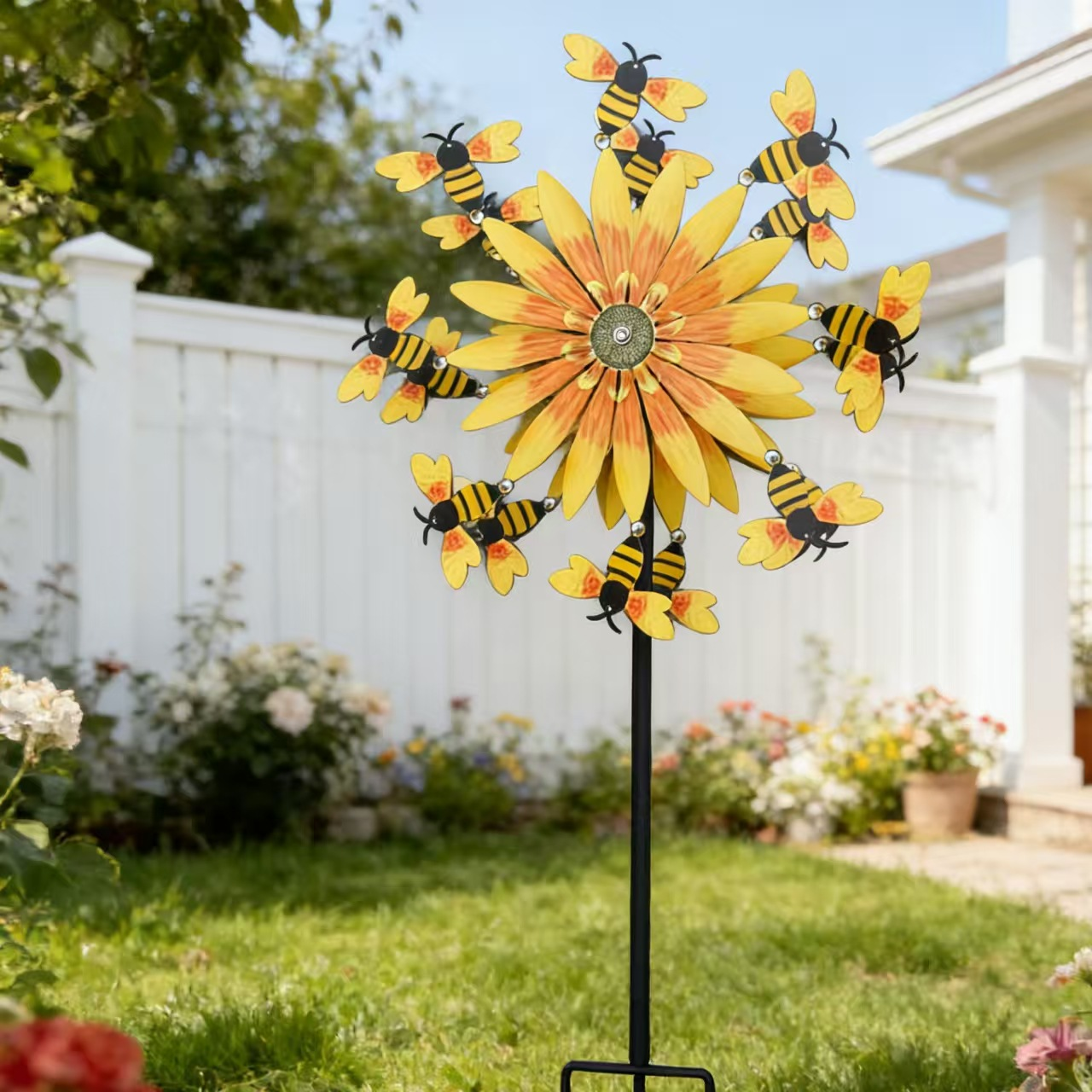 🌻Sunflower and Bees Wind Spinner🐝