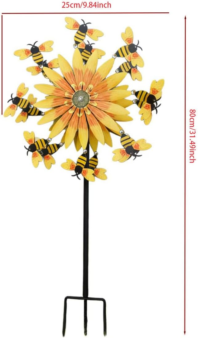 🌻Sunflower and Bees Wind Spinner🐝