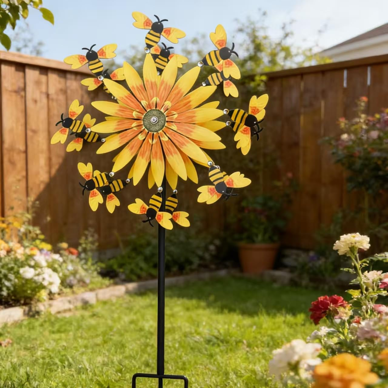 🌻Sunflower and Bees Wind Spinner🐝