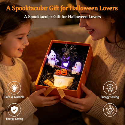 👻Halloween Animated Seesaw Ghost Night Light👻