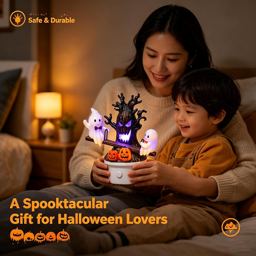 👻Halloween Animated Seesaw Ghost Night Light👻