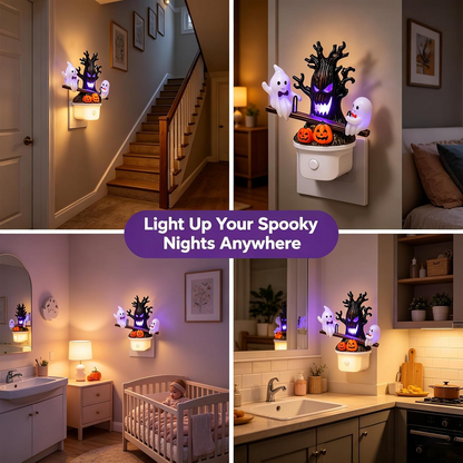 👻Halloween Animated Seesaw Ghost Night Light👻