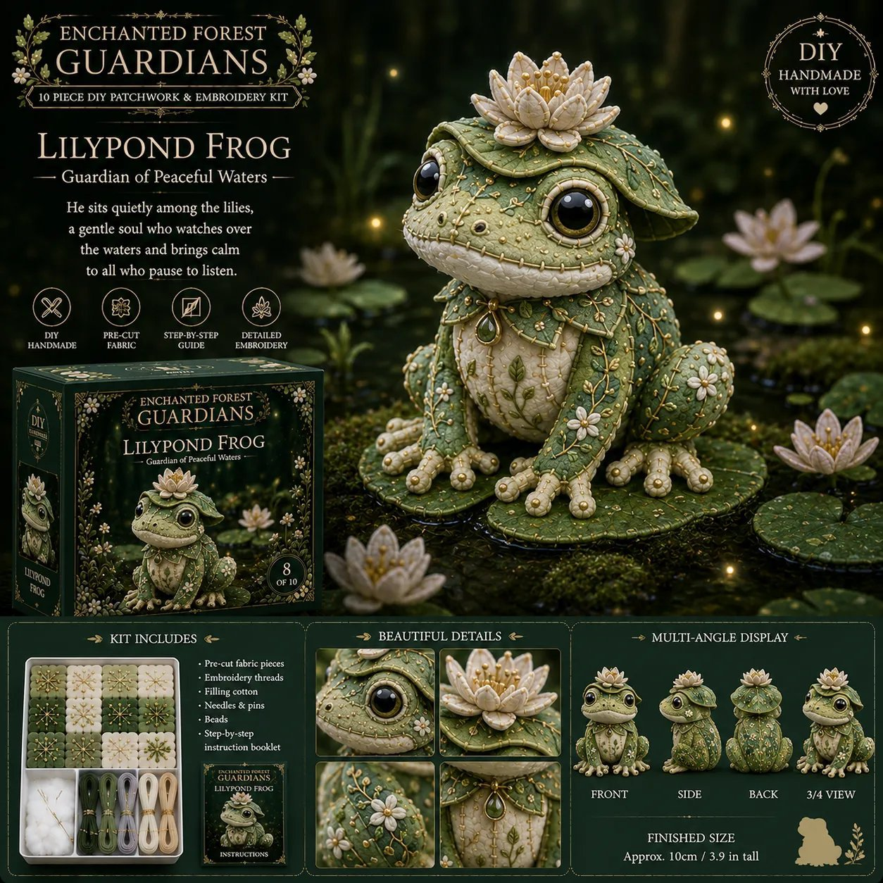 🧚 Forest Elf Patchwork Handicraft Set
