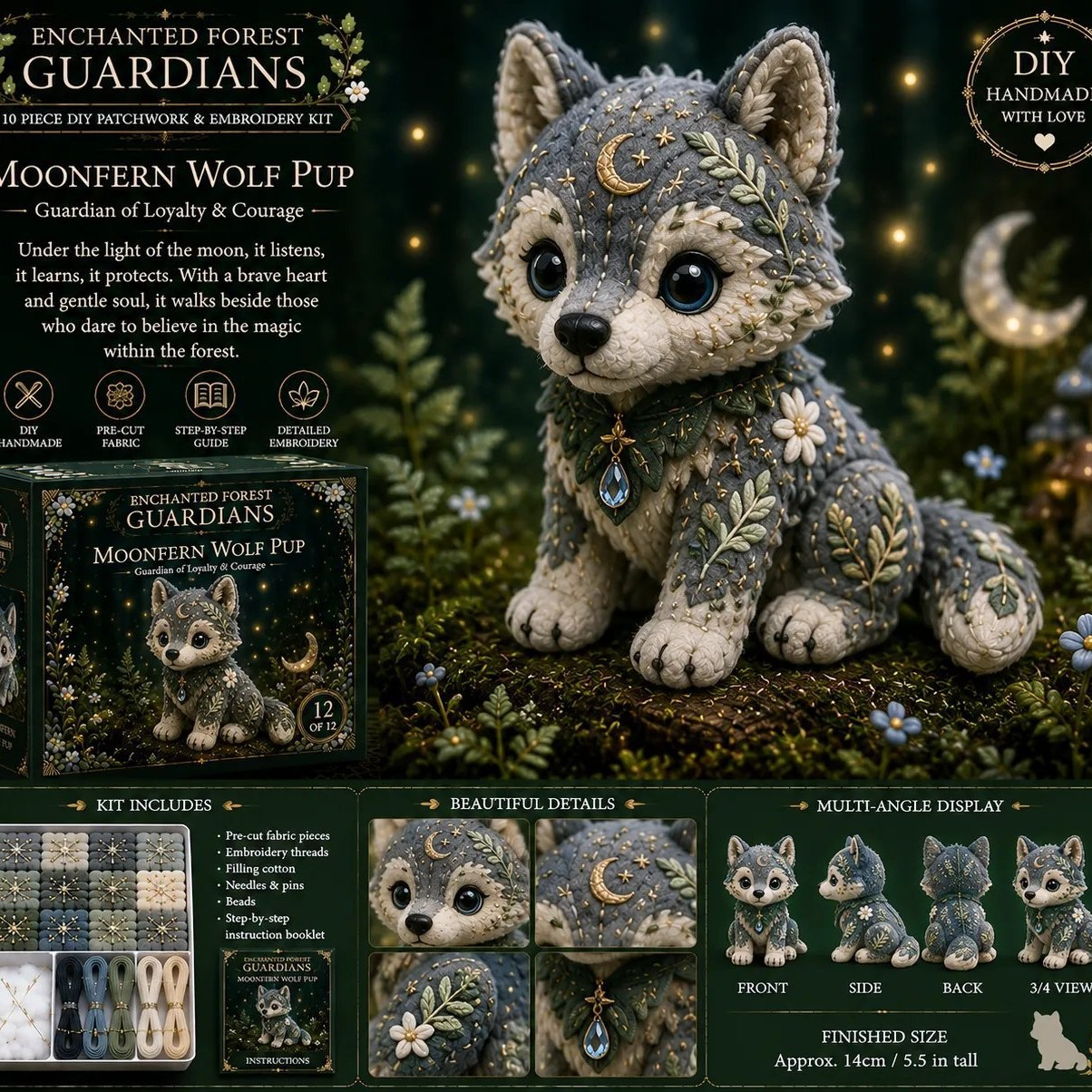 🧚 Forest Elf Patchwork Handicraft Set