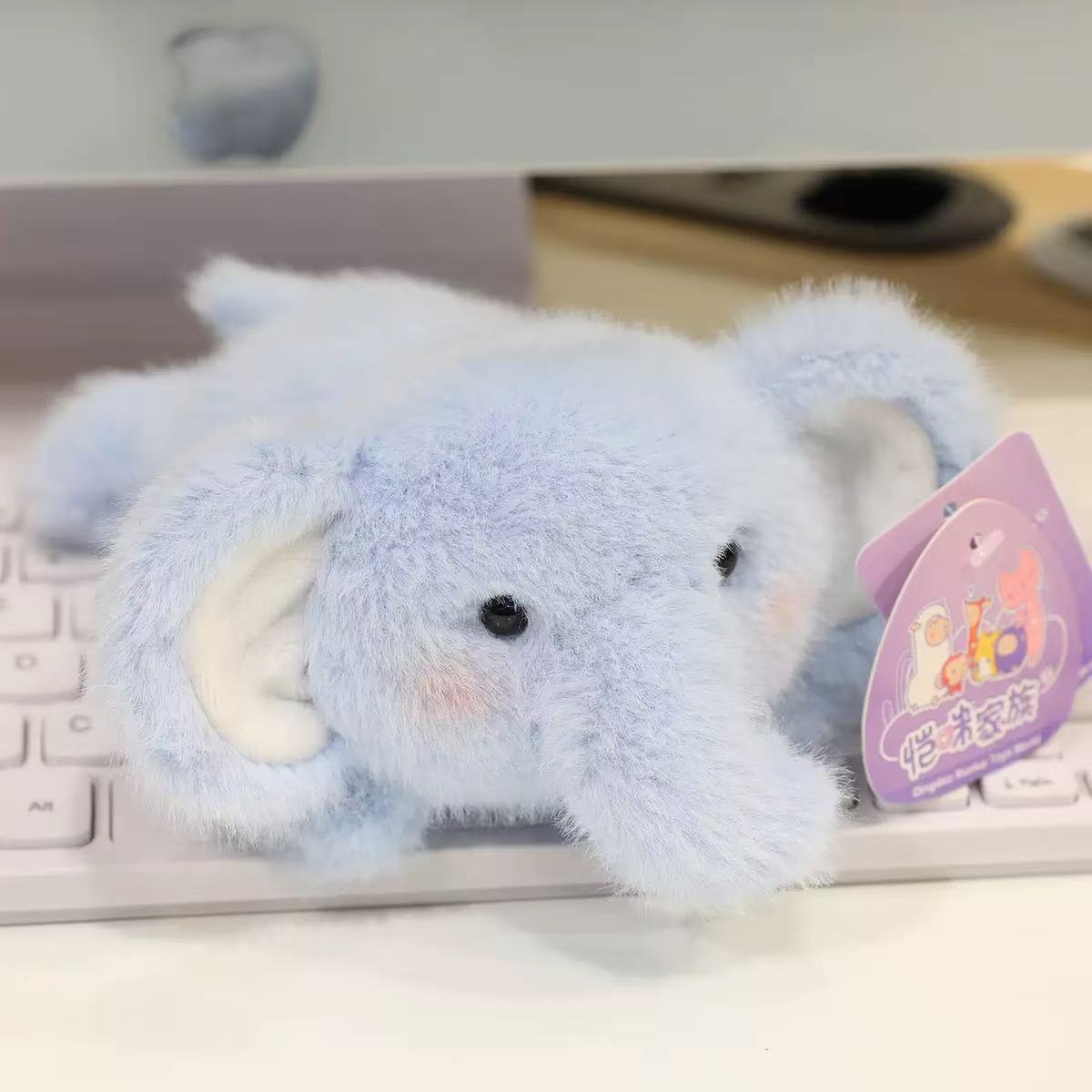 Magnetic Plush Cat Car Decor