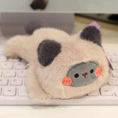 Magnetic Plush Cat Car Decor