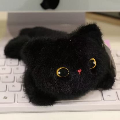 Magnetic Plush Cat Car Decor