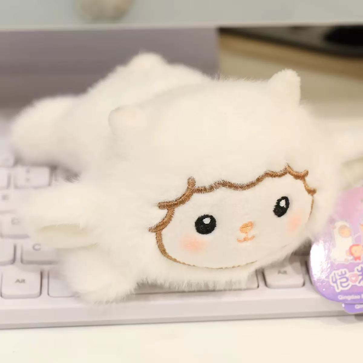 Magnetic Plush Cat Car Decor