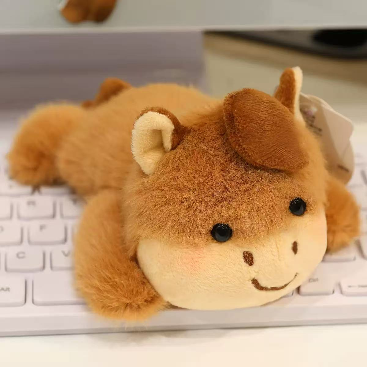 Magnetic Plush Cat Car Decor