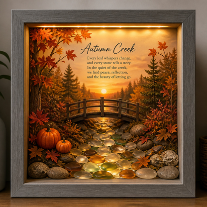 Framed Glowing Landscape Night Light-Bring Nature’s Glow Into Your Home