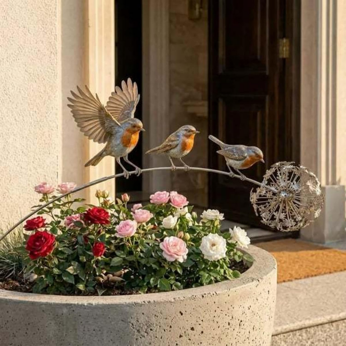 💥Flash Sale - Up To 50% Off 🏠Outdoor Fun Cabin - Wind Metal Bird🐦