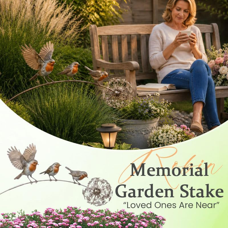 💥Flash Sale - Up To 50% Off 🏠Outdoor Fun Cabin - Wind Metal Bird🐦