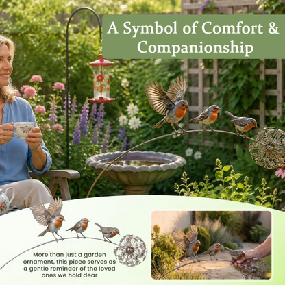 💥Flash Sale - Up To 50% Off 🏠Outdoor Fun Cabin - Wind Metal Bird🐦