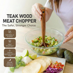 🔥Last Day 50% OFF🔥Teak Wooden Meat Chopper