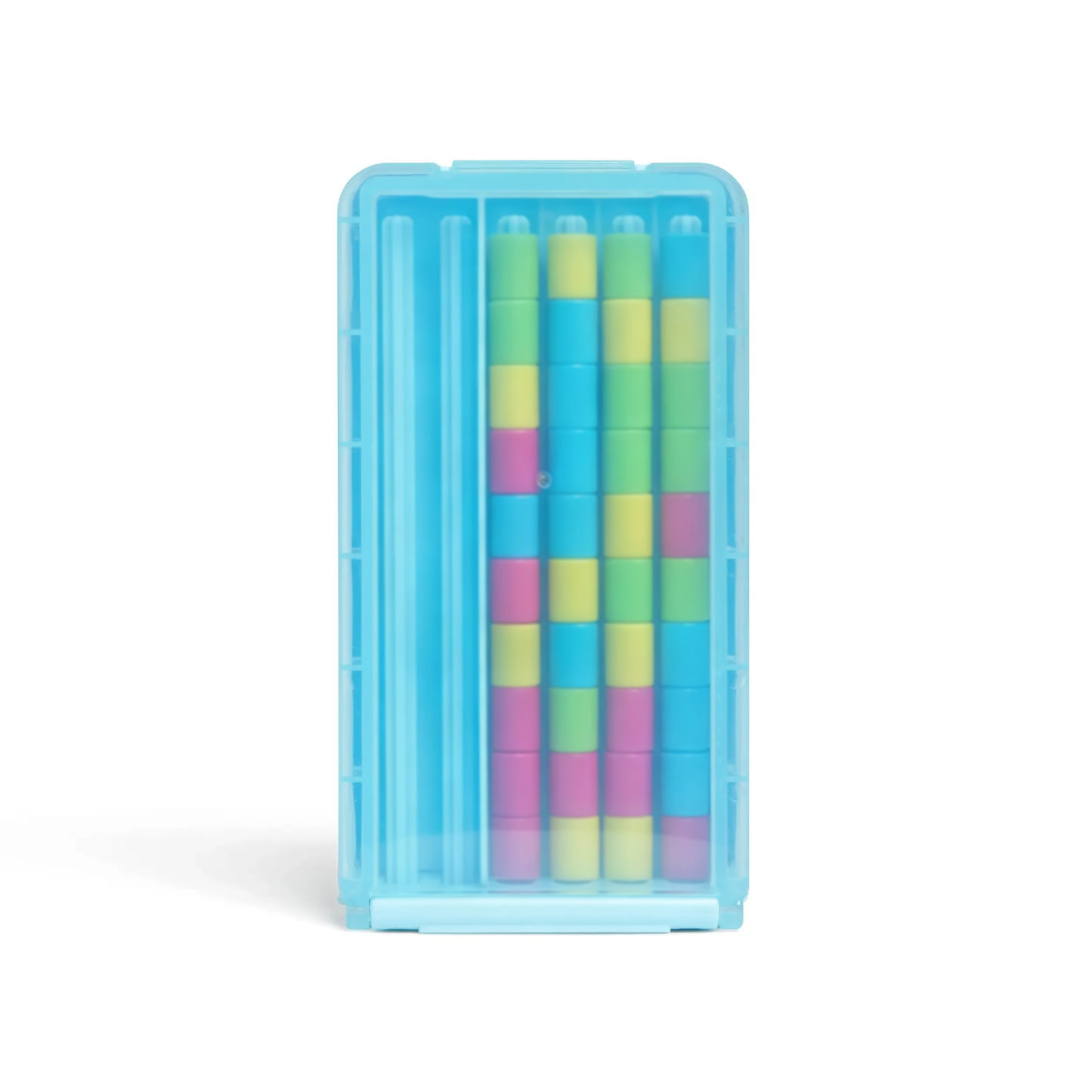 🌈 Mini Color Stack Challenge 🎯 – Portable Brain Teaser Travel Game with 40 Color Rings ✈️