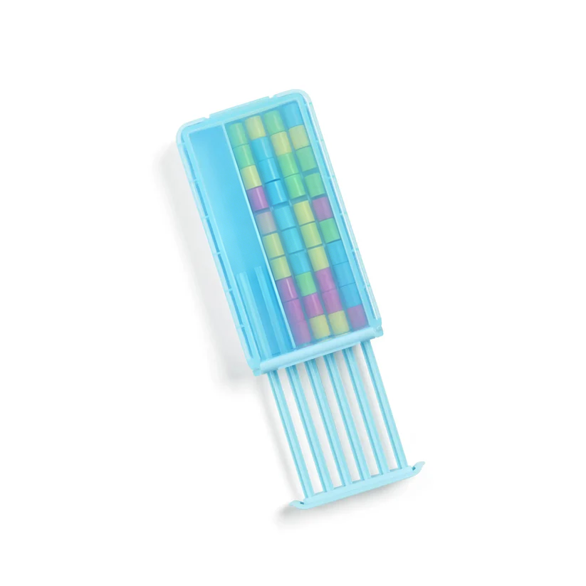 🌈 Mini Color Stack Challenge 🎯 – Portable Brain Teaser Travel Game with 40 Color Rings ✈️