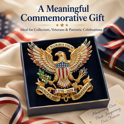 US 250th Anniversary Brooch Pin
