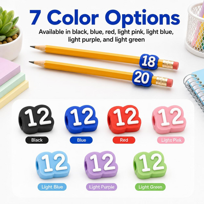 🎁Last Day 50% OFF - Numbered Pencil Toppers