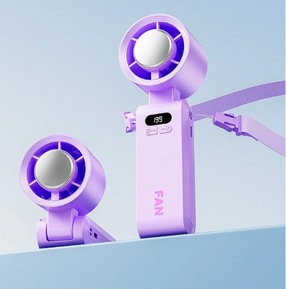 ❄️Ice in Your Pocket. Hurricane in Your Hand🥶Ultra-High Speed Portable Fan🌪️