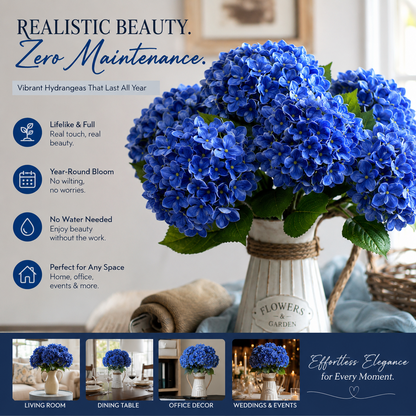 🔥Last Day 50% OFF🔥Artificial Hydrangea Flowers -No maintenance required, blooms all year round