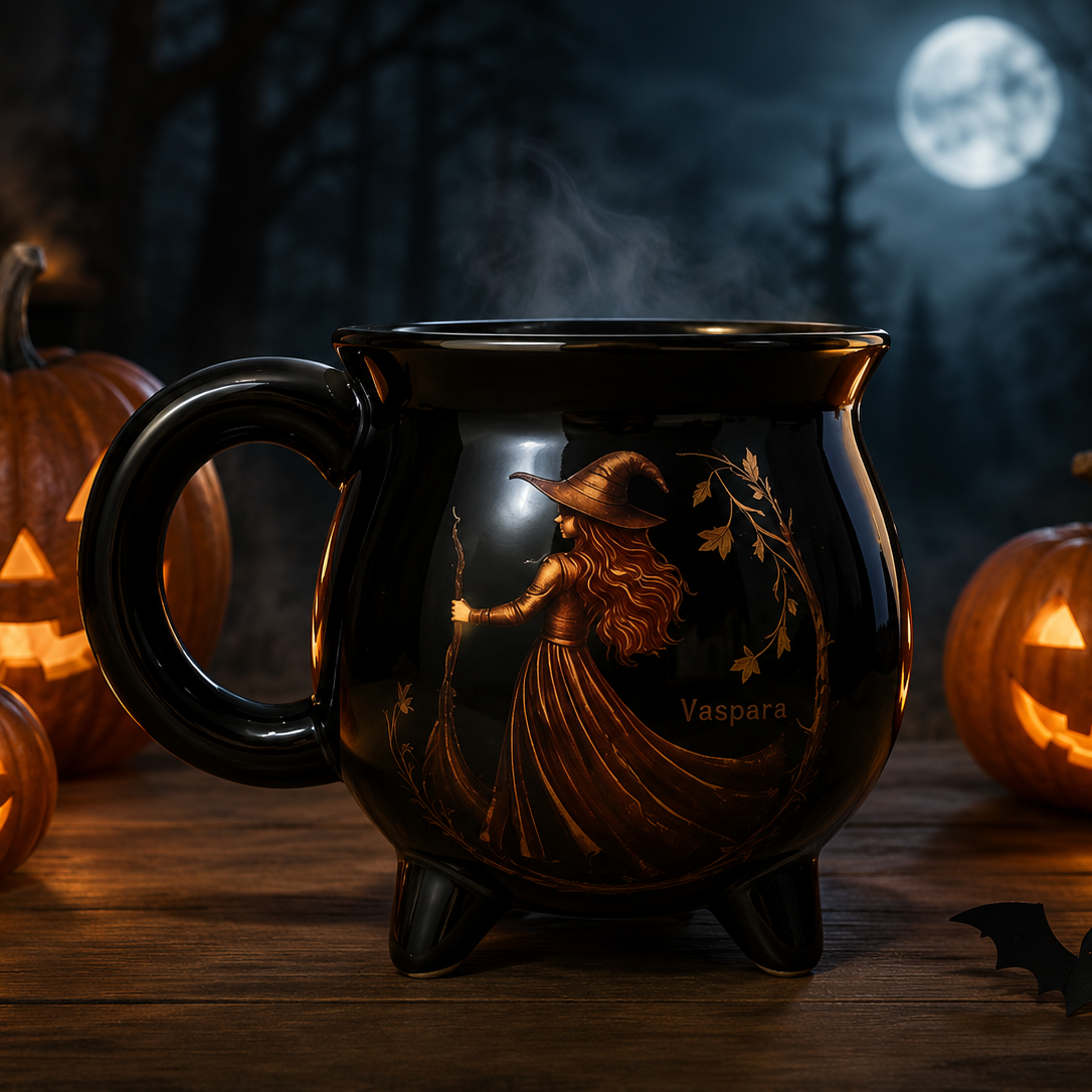 🔥Halloween Early Bird Sale🎃Custom  Witch Cauldron Mug — The Ultimate Halloween Brew! 🔮💀☕️