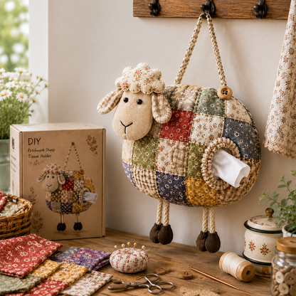 🎁Complete Animal Tissue Box Sewing DIY Kit, ✨Thoughtful Creative Gift for Birthday, Christmas, Holiday