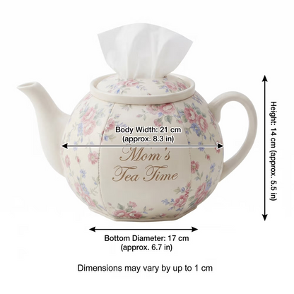🔥HOT SALE🔥💥🏆Only $39.99 This Week🫖Floral Decorative Teapot Tissue Box🫖