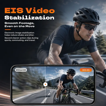 E12 Bone Conduction Headphones with Camera