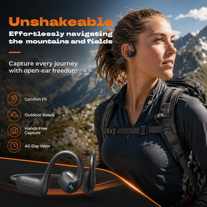 E12 Bone Conduction Headphones with Camera