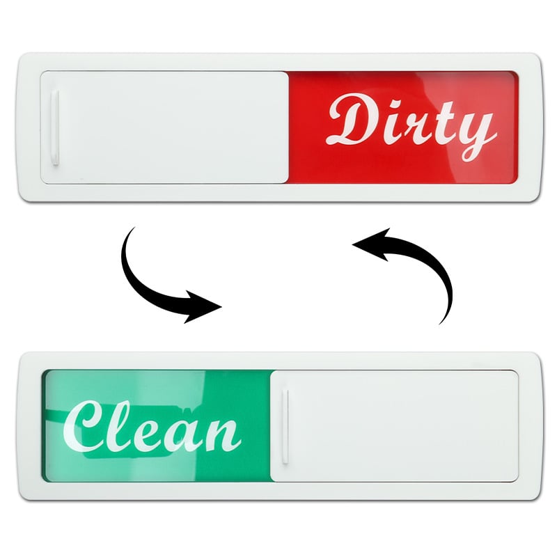 Clean Dirty Dishwasher Magnet Indicator Sign ✨