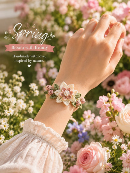 🎁DIY Nature-Inspired Crochet Bracelet Kit❤️