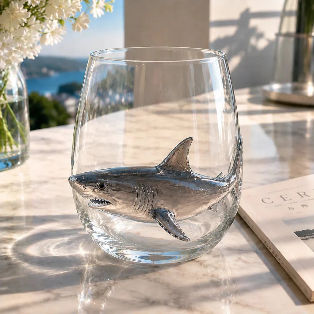 🎁The Perfect Beach House Gift🌊3D Ocean Animal Artisan Glassware Collection